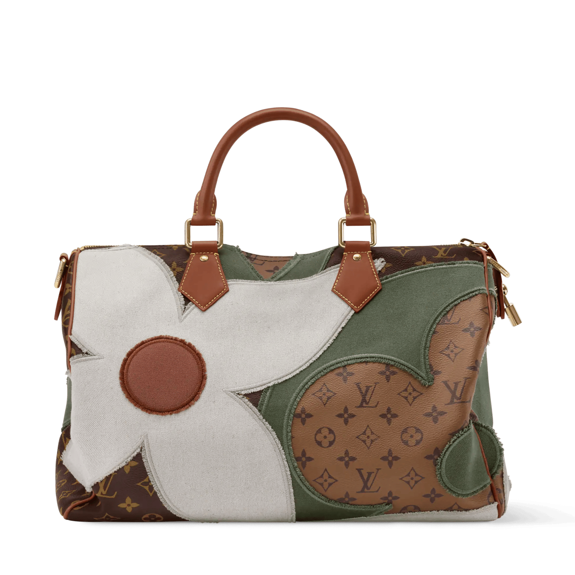 Men's Speedy 40 Bandoulière Bag Khaki