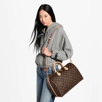 Women's Speedy Bandoulière 35 Monogram Coated Canvas Handbag M46981
