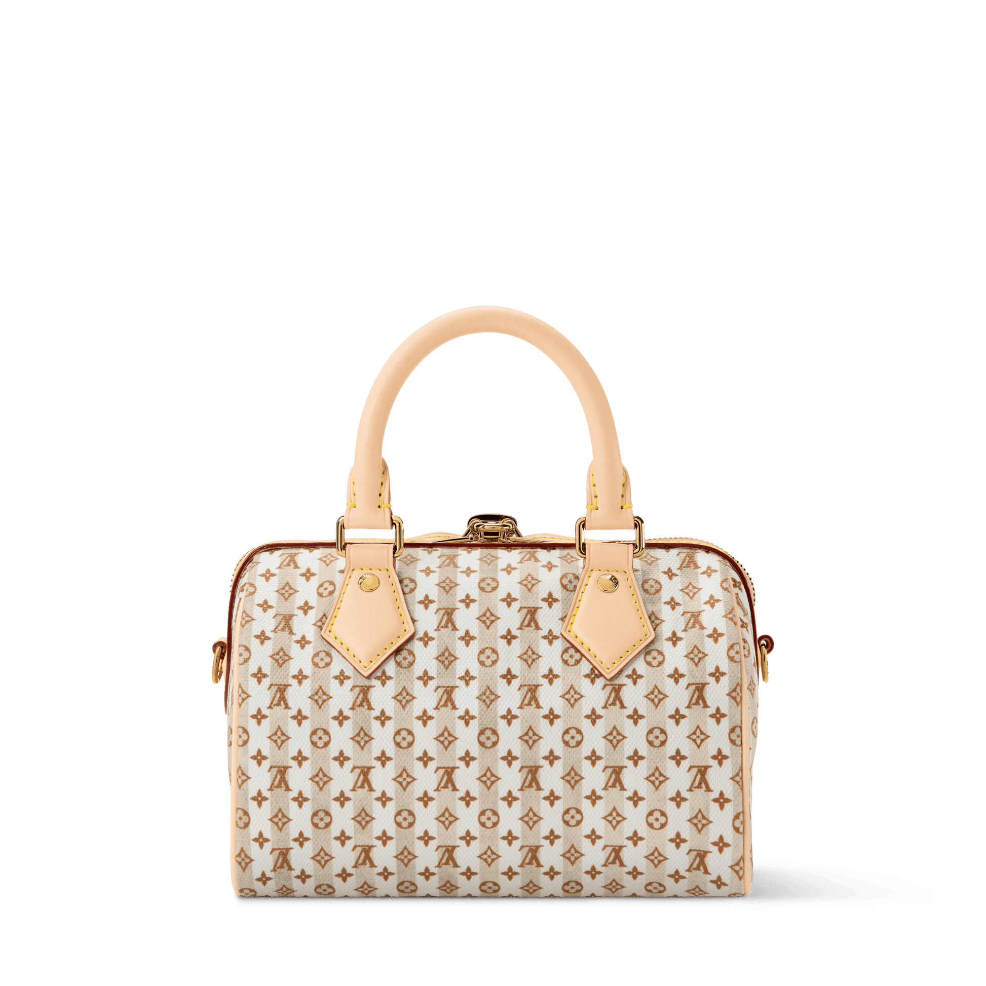 Women's Speedy Bandoulière 20 LV Stamp Nude Rose Monogram Canvas Handbag M29459