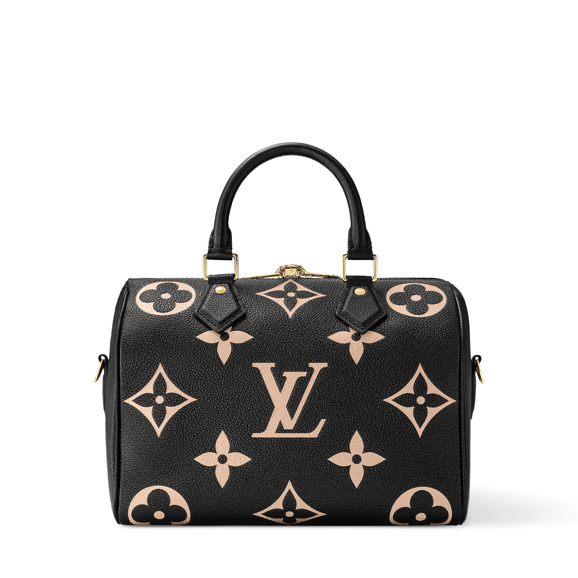Women's Speedy Bandoulière 25 Bicolor Monogram Empreinte Leather Handbag M58947