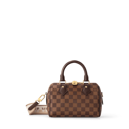 Women's Speedy Bandoulière 20 Damier Ebene Handbag N40489