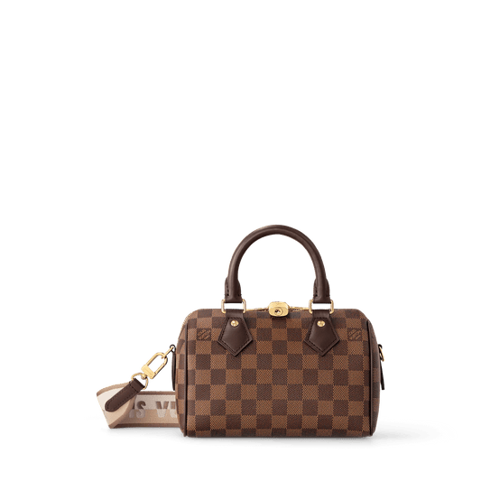 Women's Speedy Bandoulière 20 Damier Ebene Handbag N40489