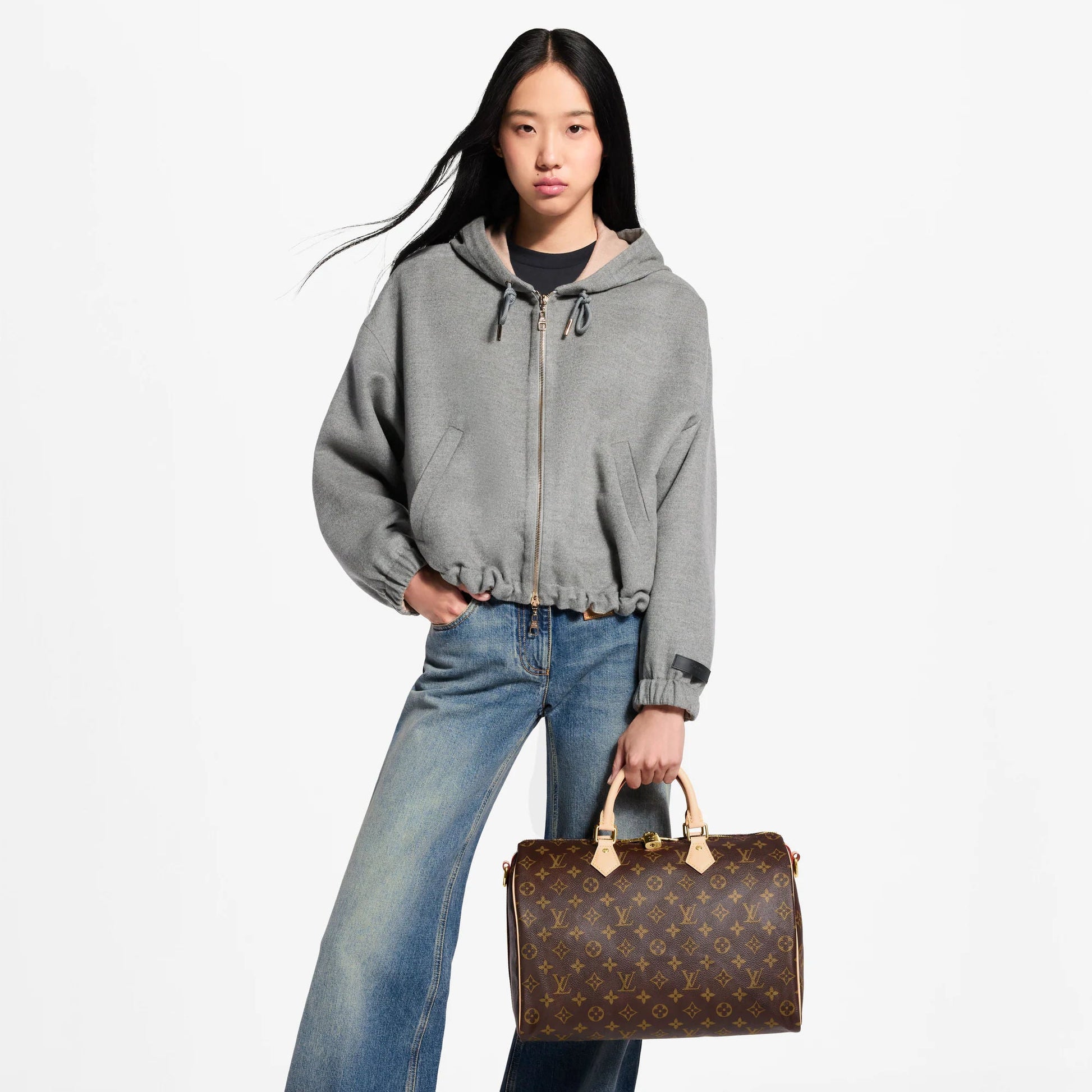 Women's Speedy Bandoulière 35 Monogram Coated Canvas Handbag M46981
