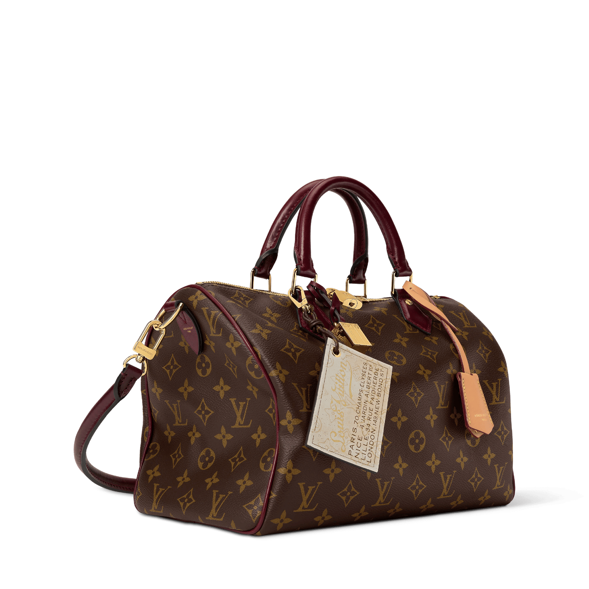 Women's Speedy 30 Soft Celebration Monogram Coated Canvas Handbag M28379