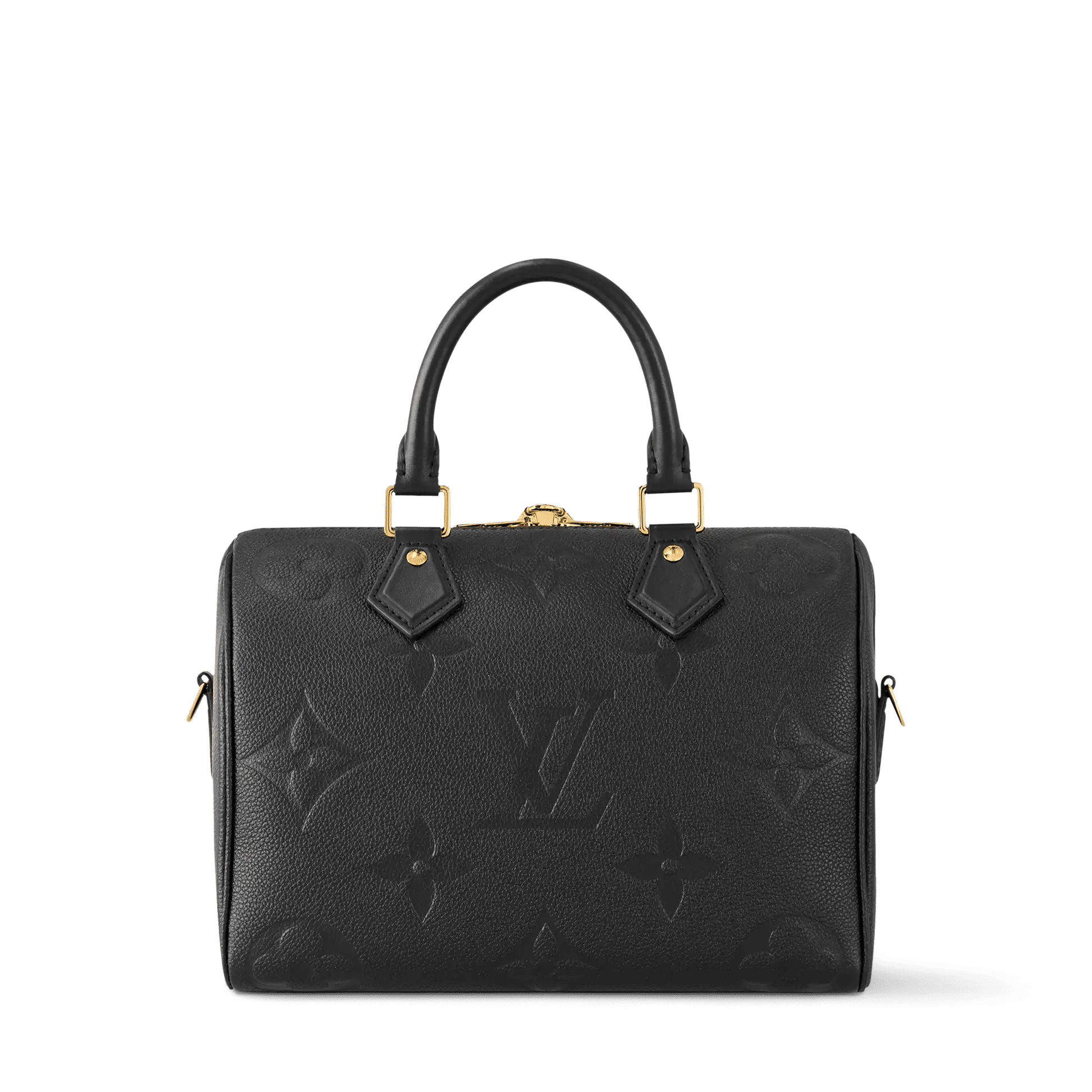 Women's Speedy Bandoulière 25 Black Monogram Empreinte Leather Handbag M58951