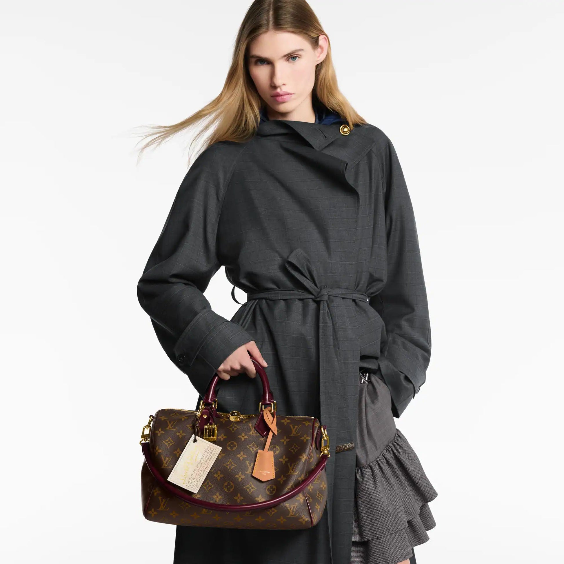 Women's Speedy 30 Soft Celebration Monogram Coated Canvas Handbag M28379