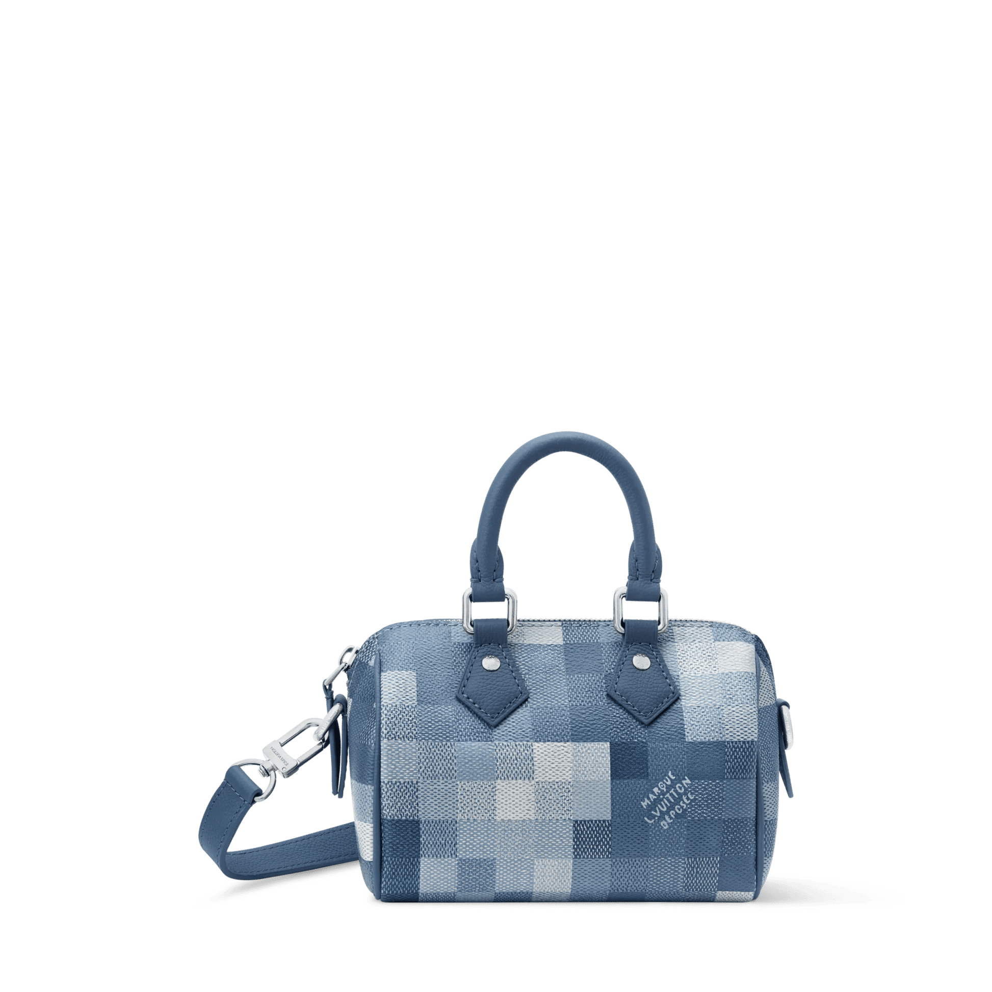 Men's Speedy 18 Bandoulière Mini Bag Indigo