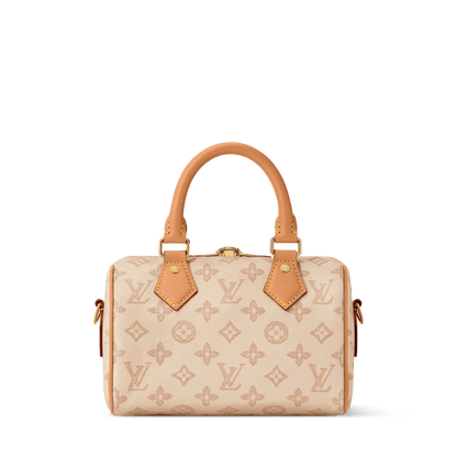 Women's Speedy Bandoulière 20 Linen Monogram Origine Canvas Handbag M27951