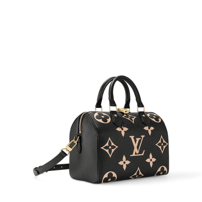 Women's Speedy Bandoulière 25 Bicolor Monogram Empreinte Leather Handbag M58947