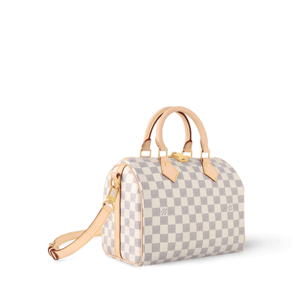 Women's Speedy Bandoulière 25 Damier Azur Canvas Crossbody Bag