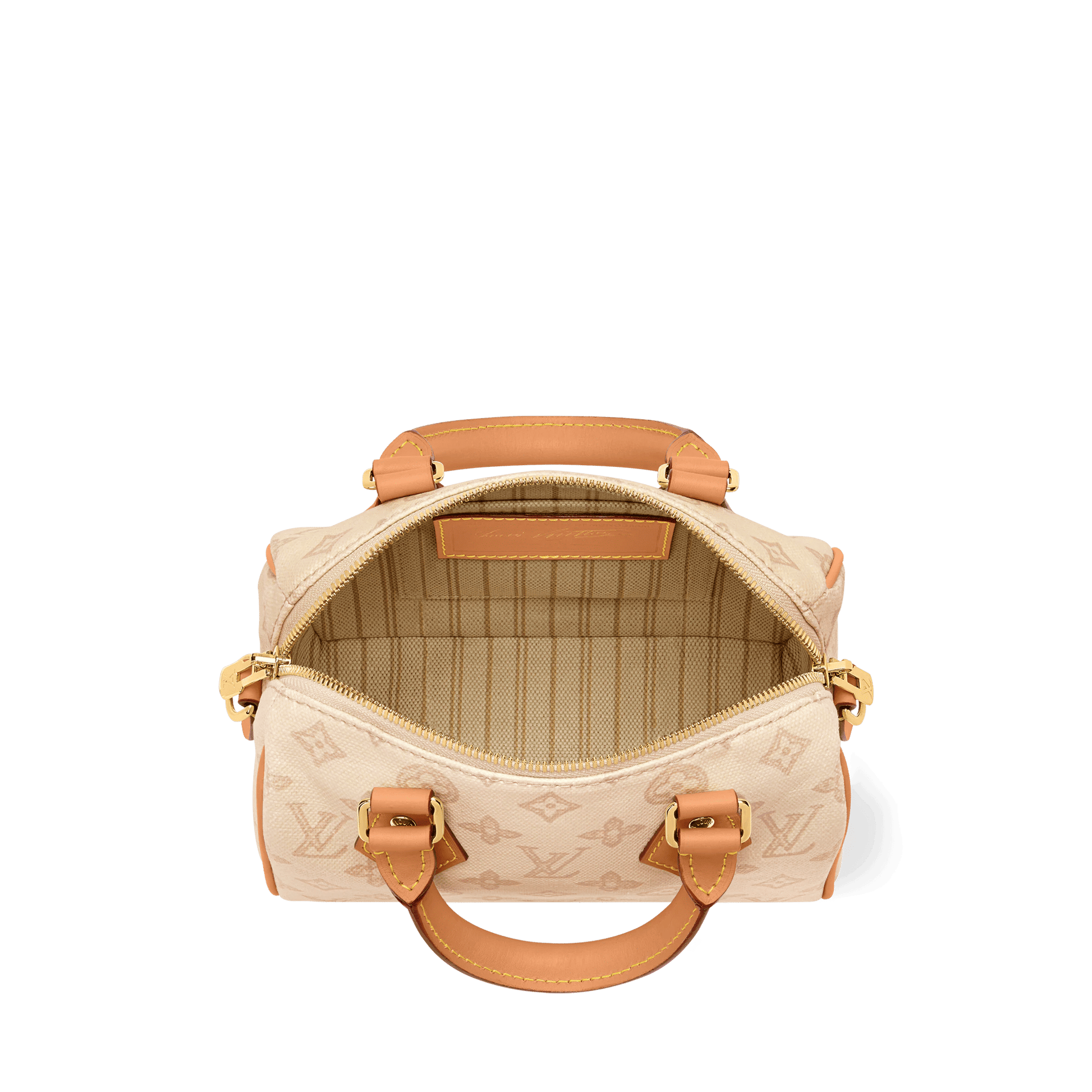 Women's Speedy Bandoulière 20 Linen Monogram Origine Canvas Handbag M27951