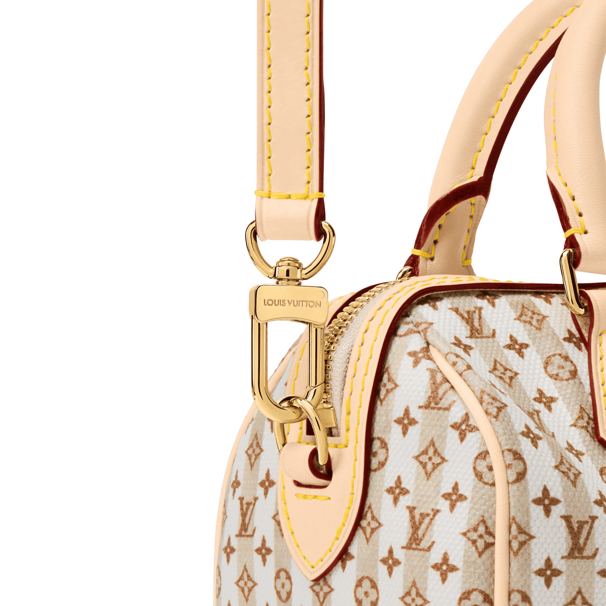 Women's Speedy Bandoulière 20 LV Stamp Nude Rose Monogram Canvas Handbag M29459