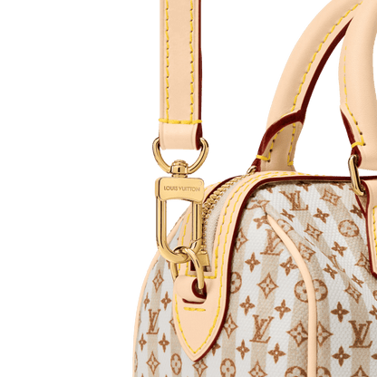 Women's Speedy Bandoulière 20 LV Stamp Nude Rose Monogram Canvas Handbag M29459