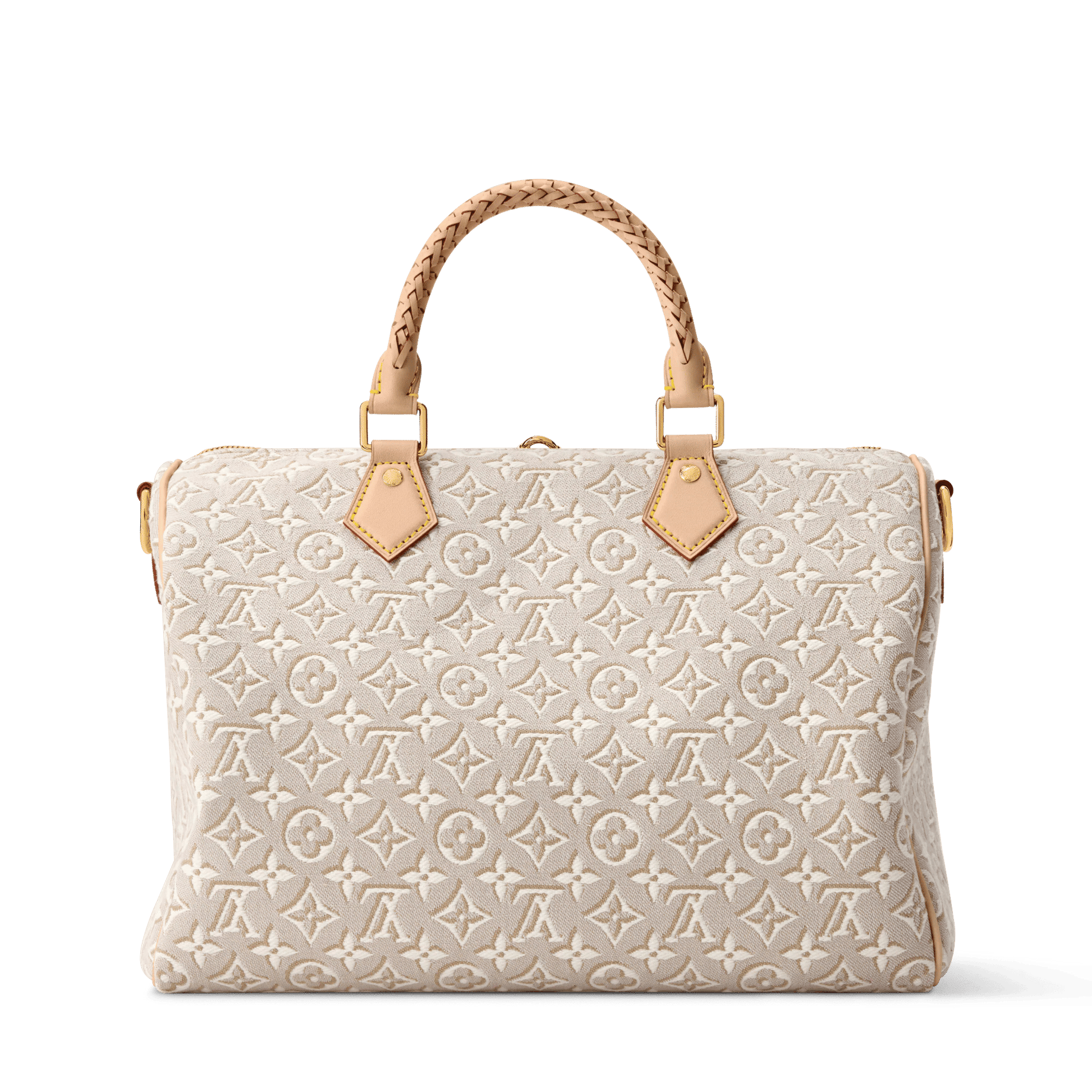 Speedy Soft 30 Monogram Emblème Peuplier Gold-Toned Hardware