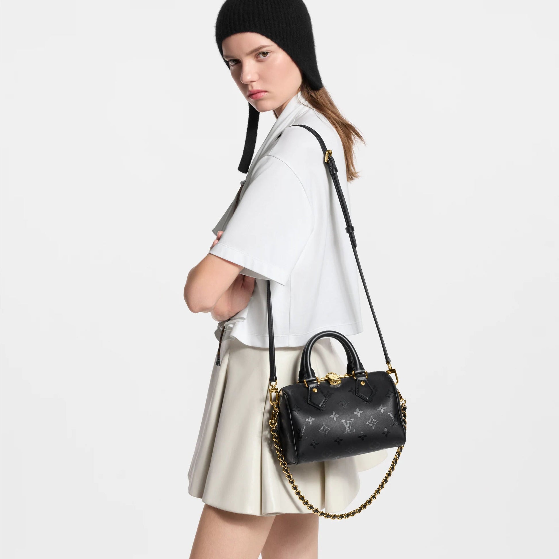 Women's Speedy Bandoulière 20 Monogram Ink Calfskin Bag