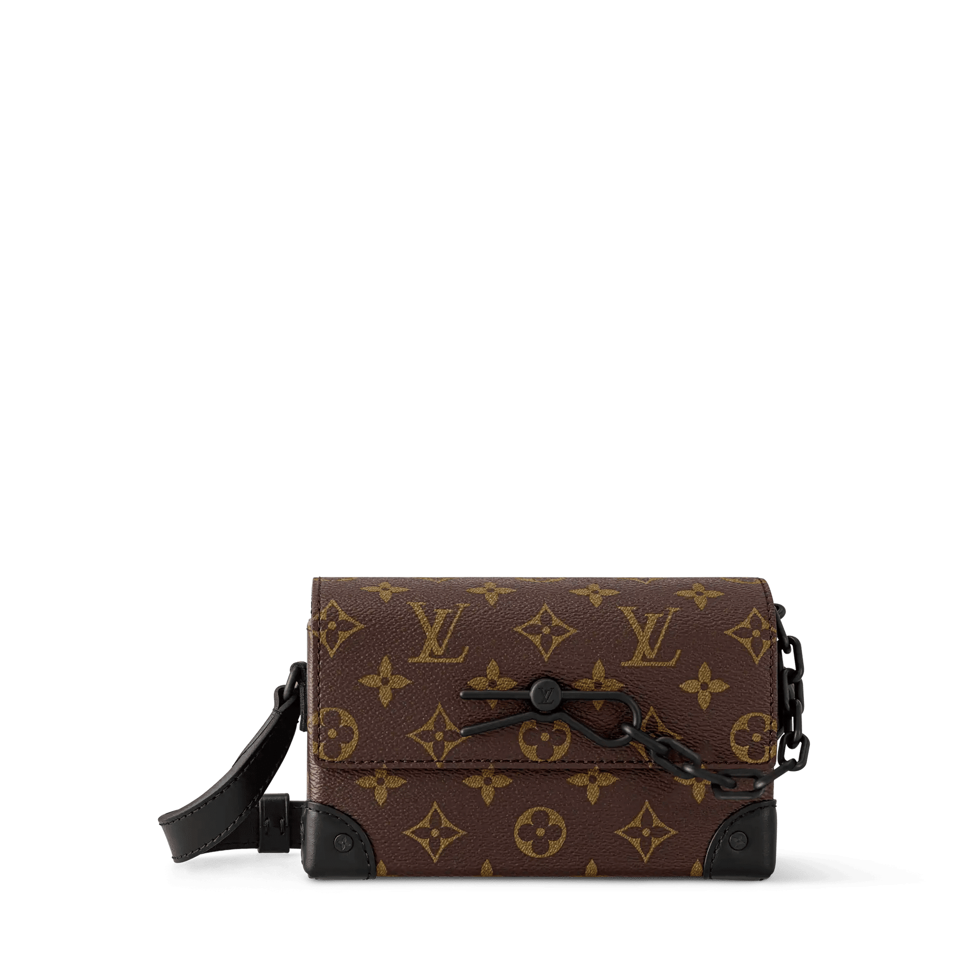 Steamer Wearable Wallet Monogram Macassar Canvas