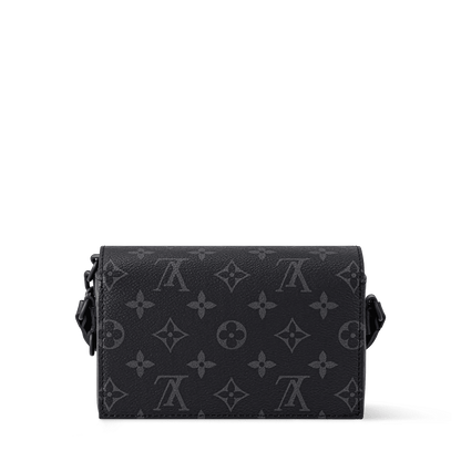 Men's Steamer Wearable Wallet Monogram Eclipse Canvas