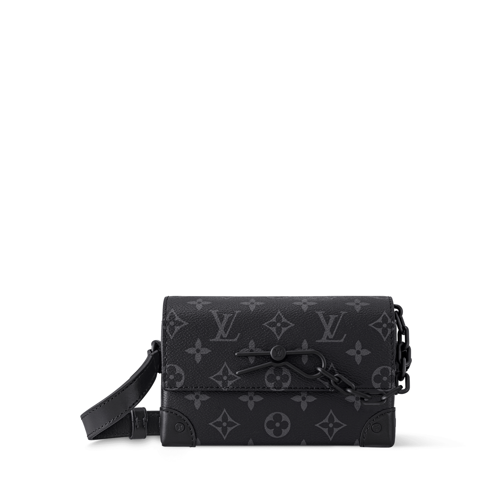 Men's Steamer Wearable Wallet Monogram Eclipse Canvas