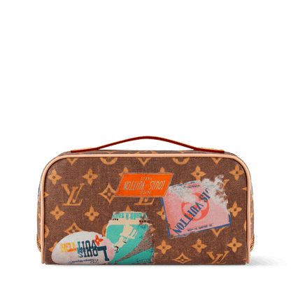 Toiletry Bag 2 Compartments Monogram Canvas M14744
