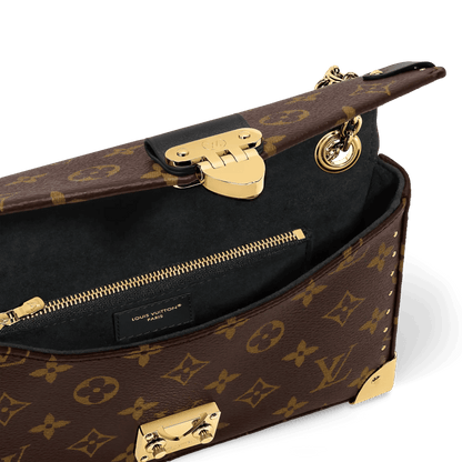 Women's Trunkie East West Monogram Canvas Baguette Bag