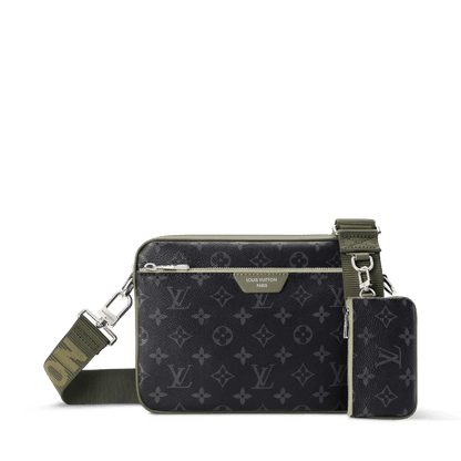 Men's Trio Messenger Bag Khaki