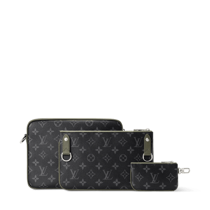 Men's Trio Messenger Bag Khaki