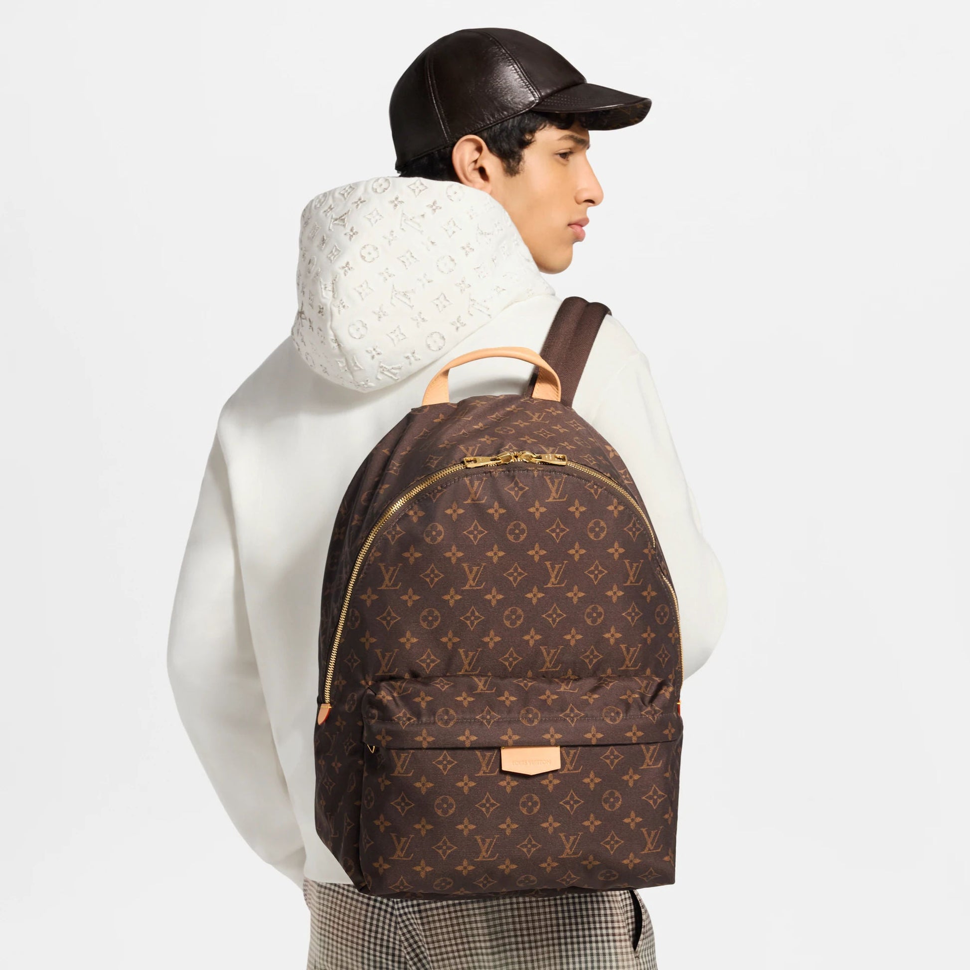 Men's Track Backpack MM Silk Tech Monogram