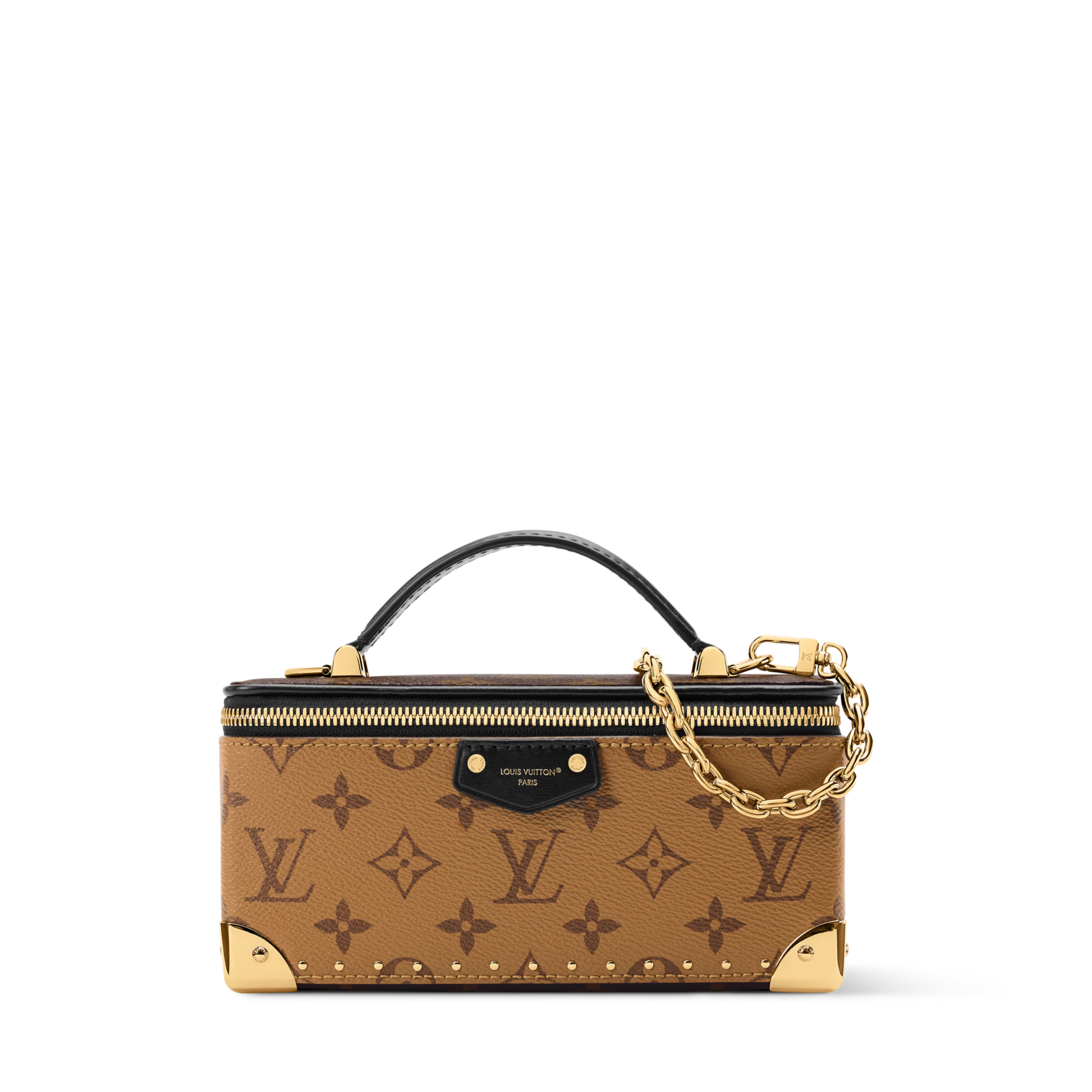 Vanity Pouch Trunk Nano Bag Monogram Reverse Gold-Toned Hardware