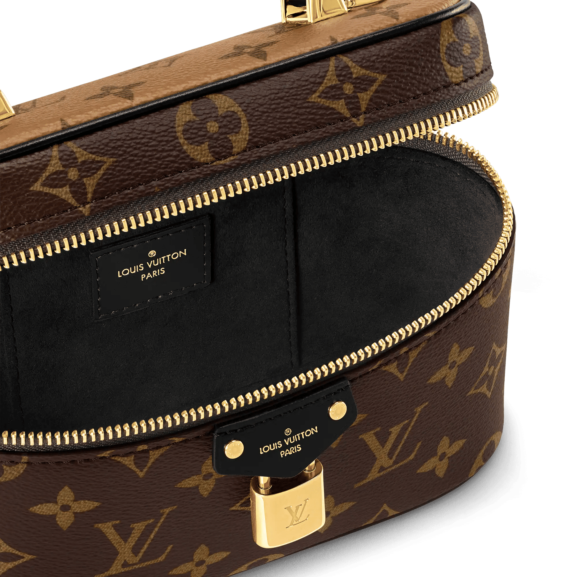 Women's Vanity Chain Pouch Monogram Coated Canvas Nano Bag M47125