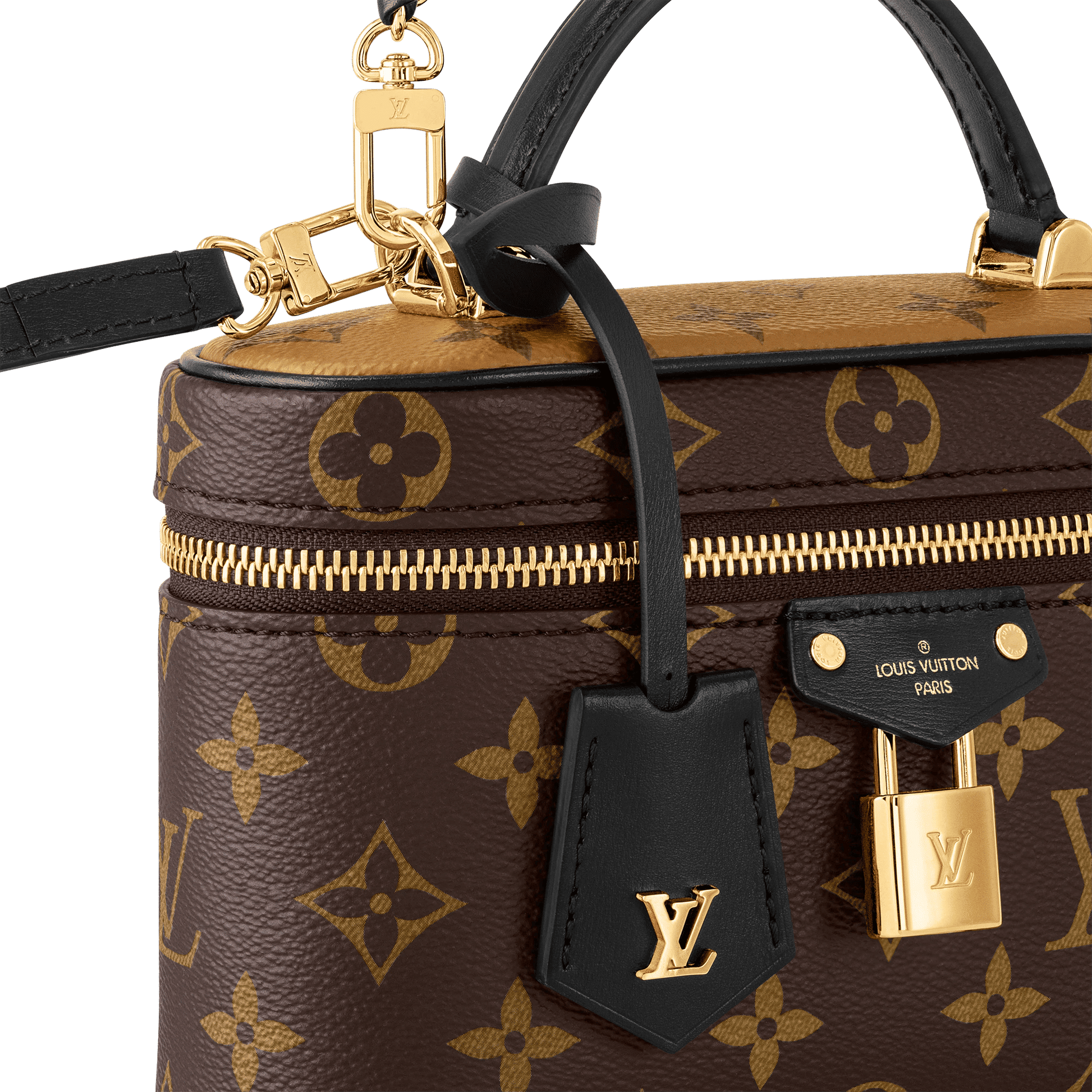 Women's Vanity Chain Pouch Monogram Coated Canvas Nano Bag M47125