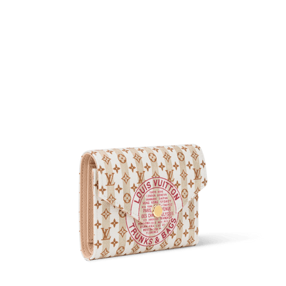 Women's Victorine Wallet Minigram Canvas Compact Wallet M29024