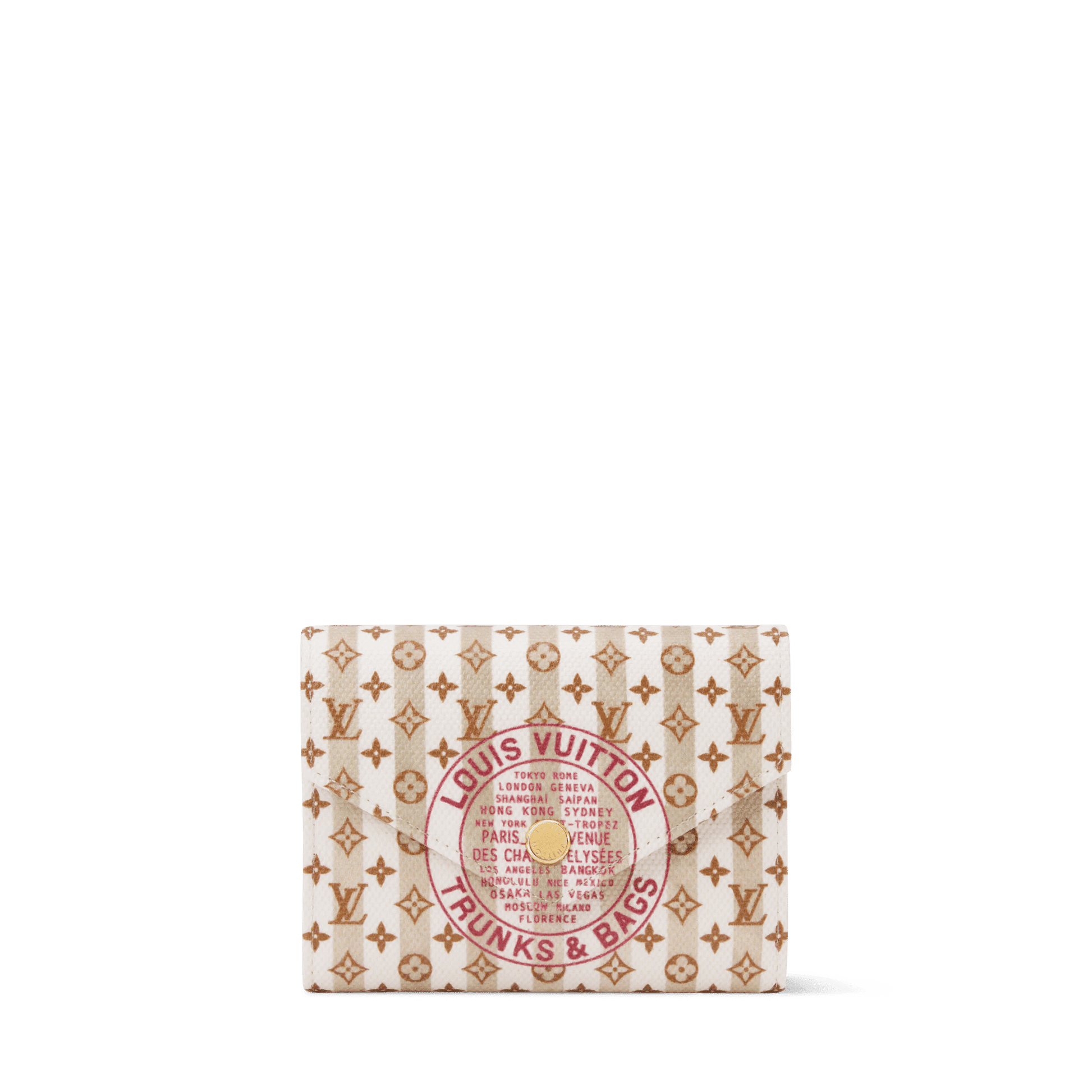 Women's Victorine Wallet Minigram Canvas Compact Wallet M29024