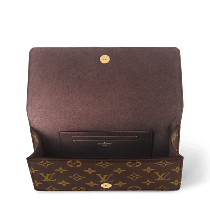 Women's Wallet On Chain Lily Monogram Coated Canvas Chain Wallet M82509