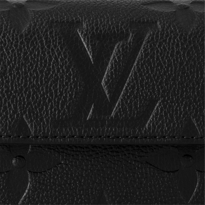 Women's Wallet On Chain Ivy Black Monogram Empreinte Leather Crossbody Bag M82154