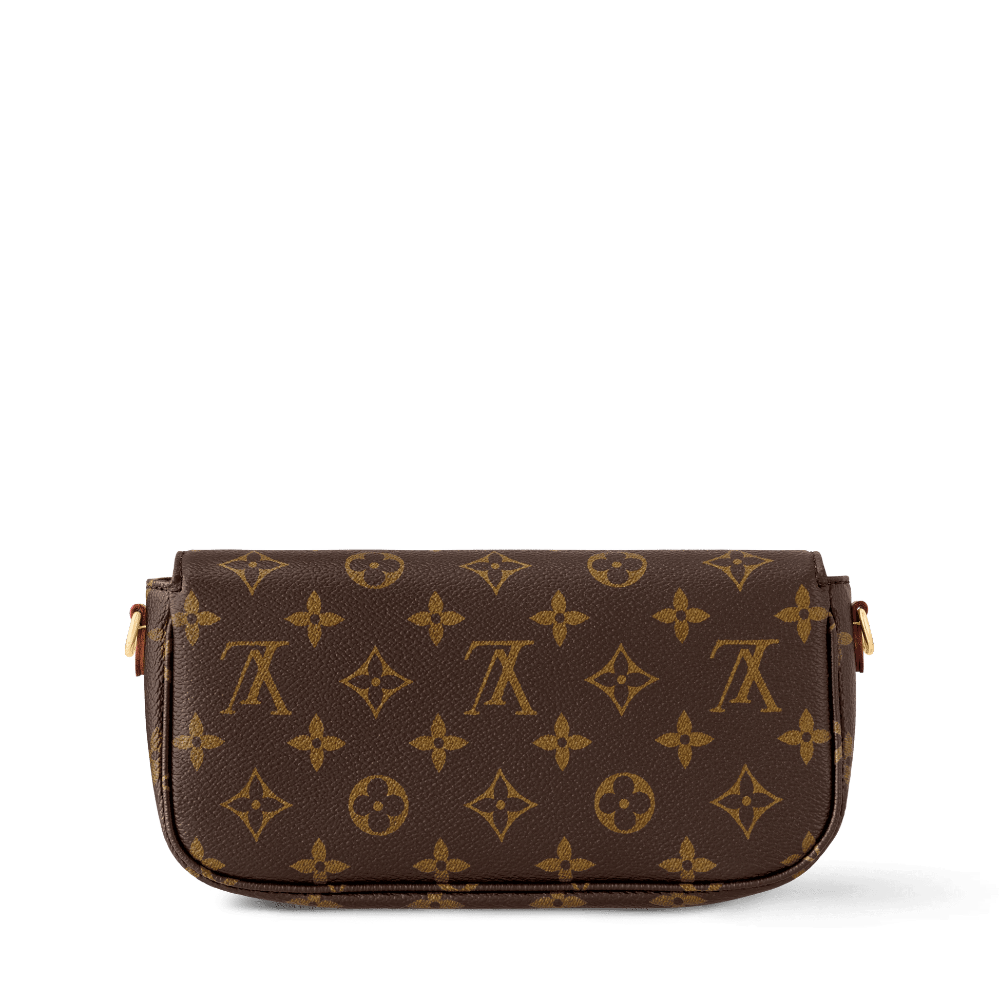 Women's Wallet On Chain Ivy Monogram Canvas Chain Wallet