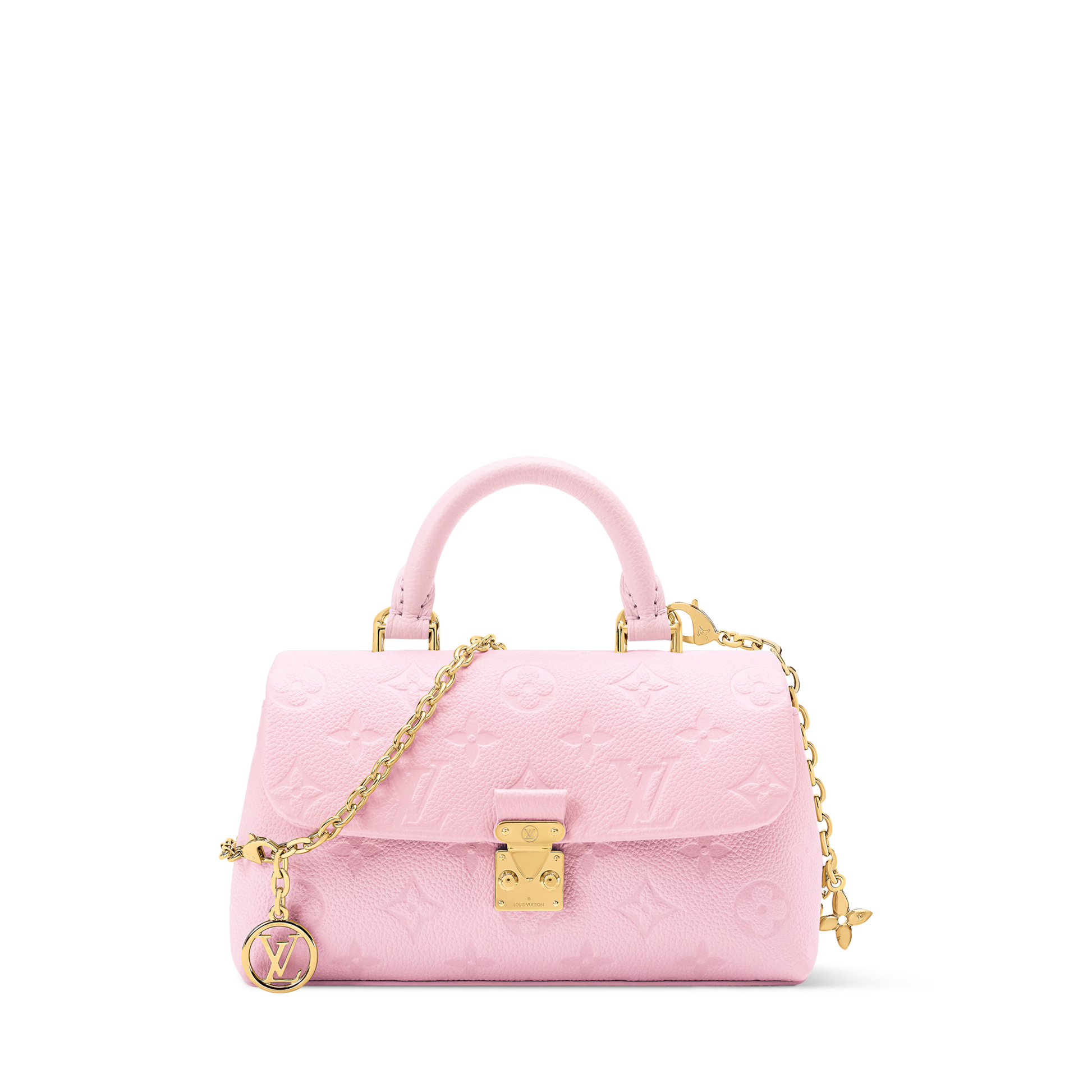 Women's Nano Madeleine Confetti Pink Monogram Empreinte Leather Bag M29448