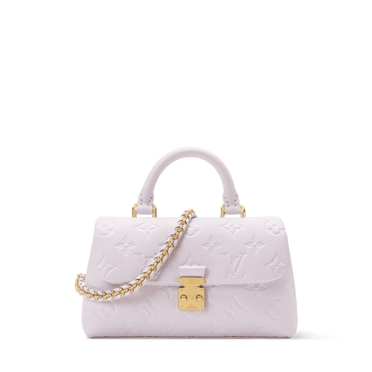 Women's Nano Madeleine Sweet Lavender Monogram Empreinte Leather Bag M29380