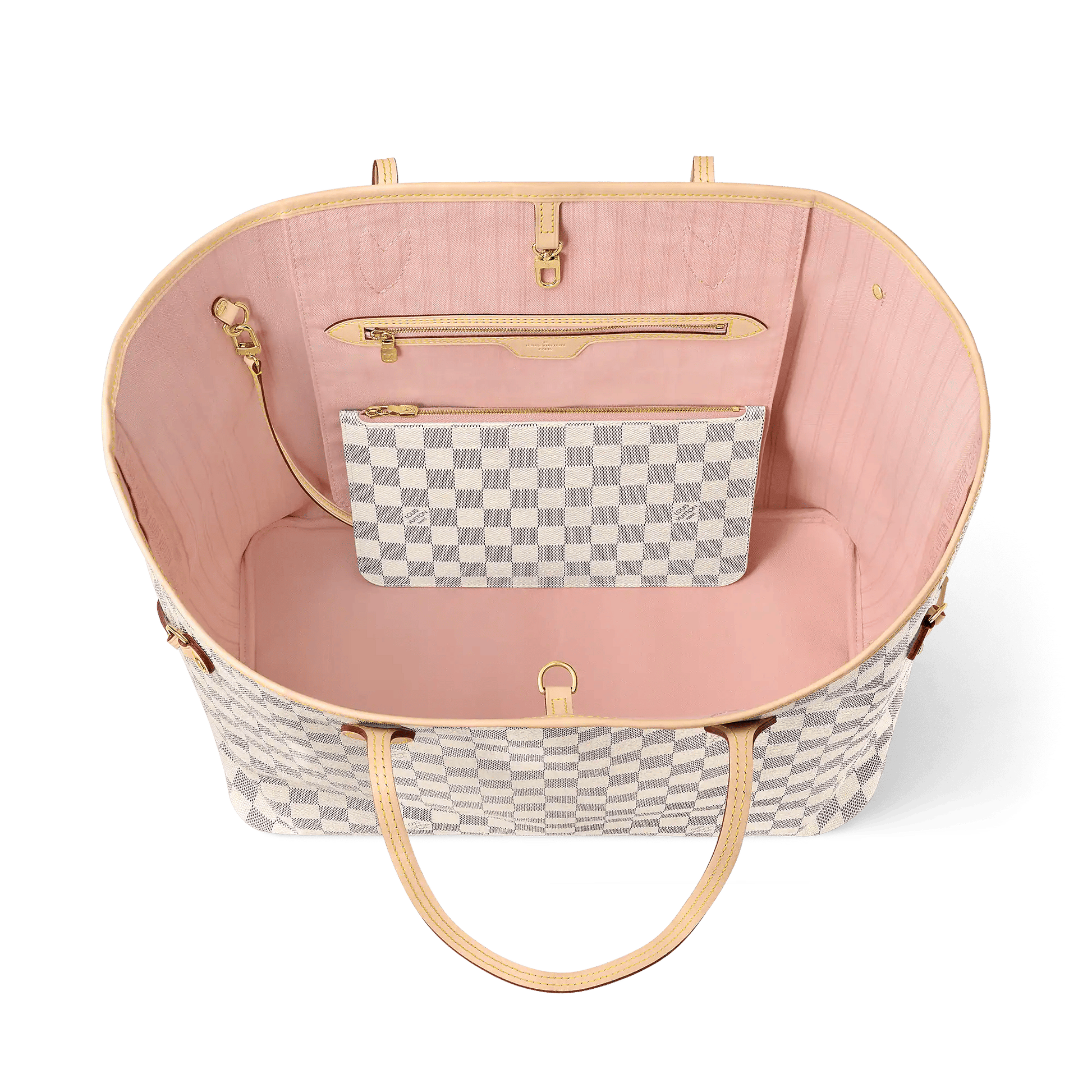 Women's Neverfull GM Damier Azur Canvas Tote Bag N40601