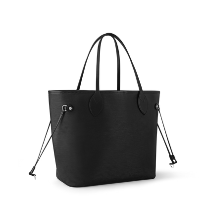 Women's Neverfull MM Black Epi Leather Tote Bag M11930