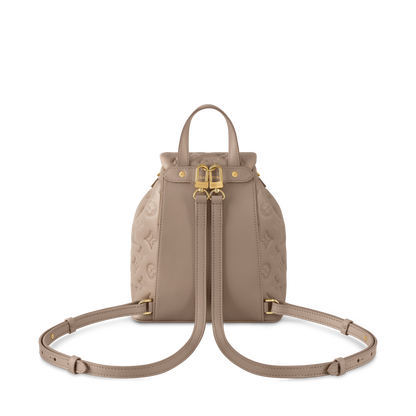 Women's Coussin Backpack PM Monogram Embossed Lambskin Leather Backpack M13358