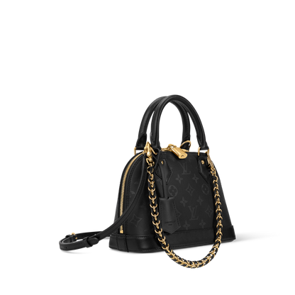 Women's Alma BB Monogram Ink Boldly Black