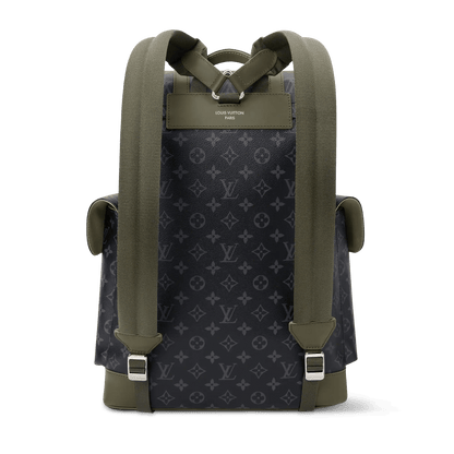 Men's Christopher MM Backpack Monogram Eclipse Canvas Khaki
