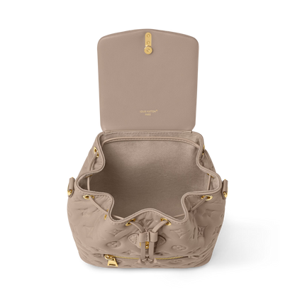Women's Coussin Backpack PM Monogram Embossed Lambskin Leather Backpack M13358