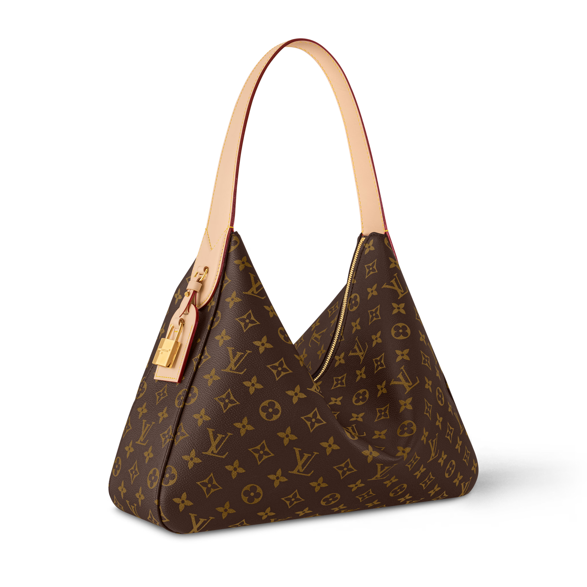 Women's Slouchy MM Monogram Coated Canvas Tote Bag M12098