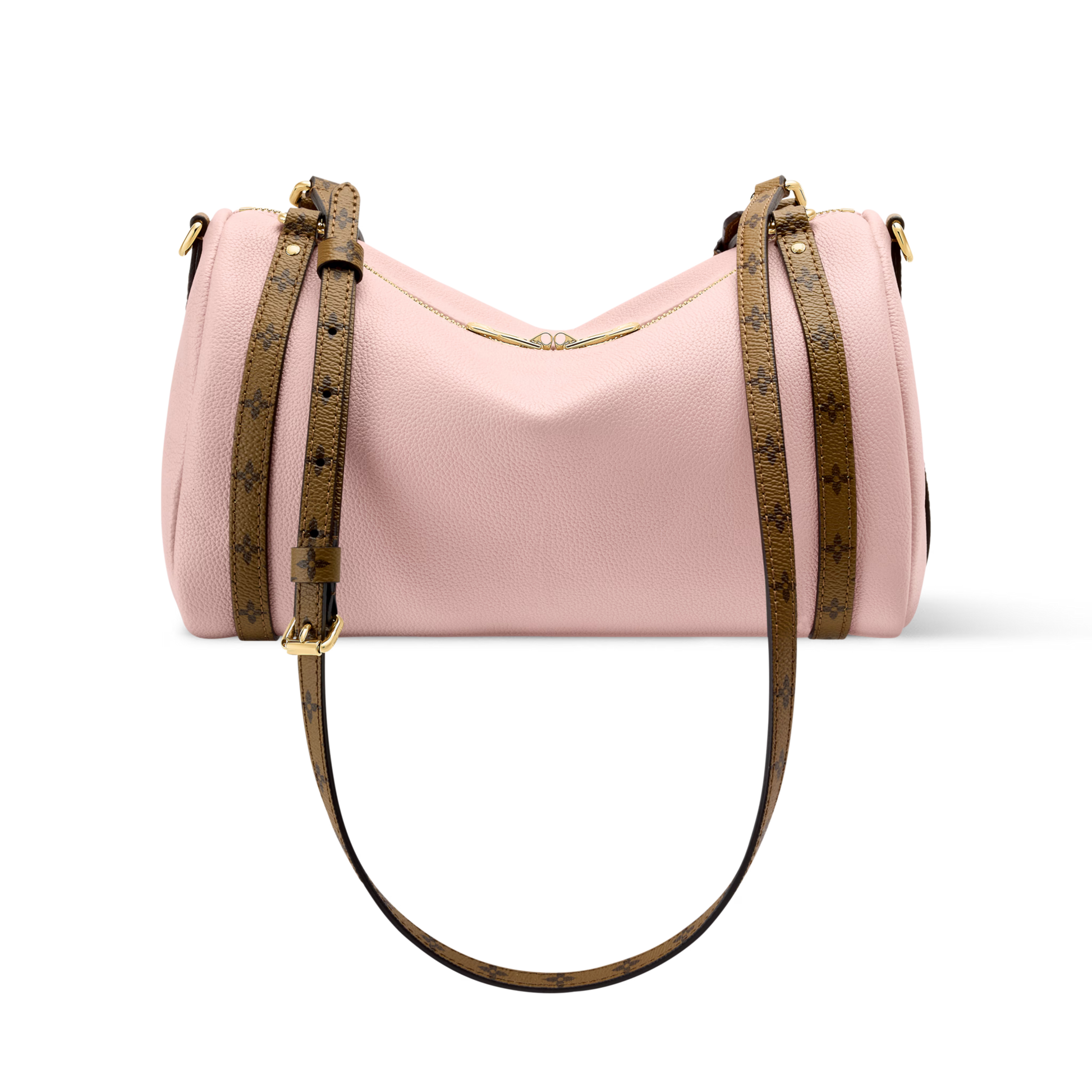 Women's Express PM Petal Pink Calfskin Shoulder Bag