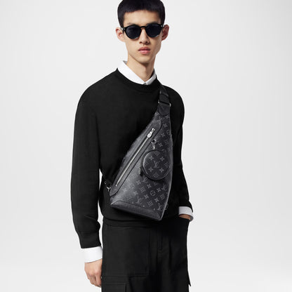 Men's Duo Slingbag Monogram Black