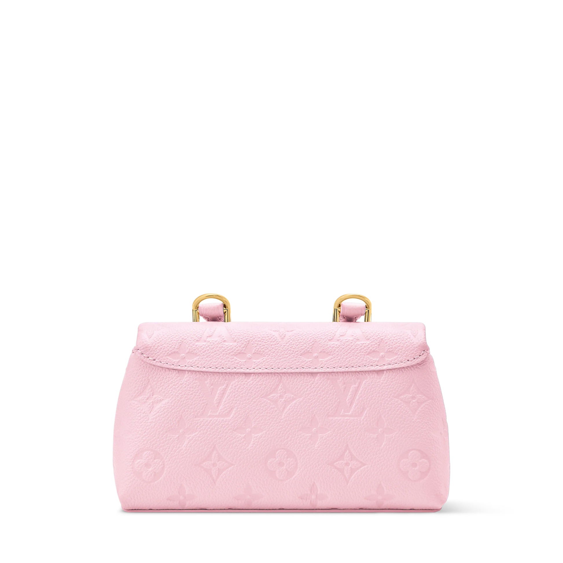 Women's Nano Madeleine Confetti Pink Monogram Empreinte Leather Bag M29448