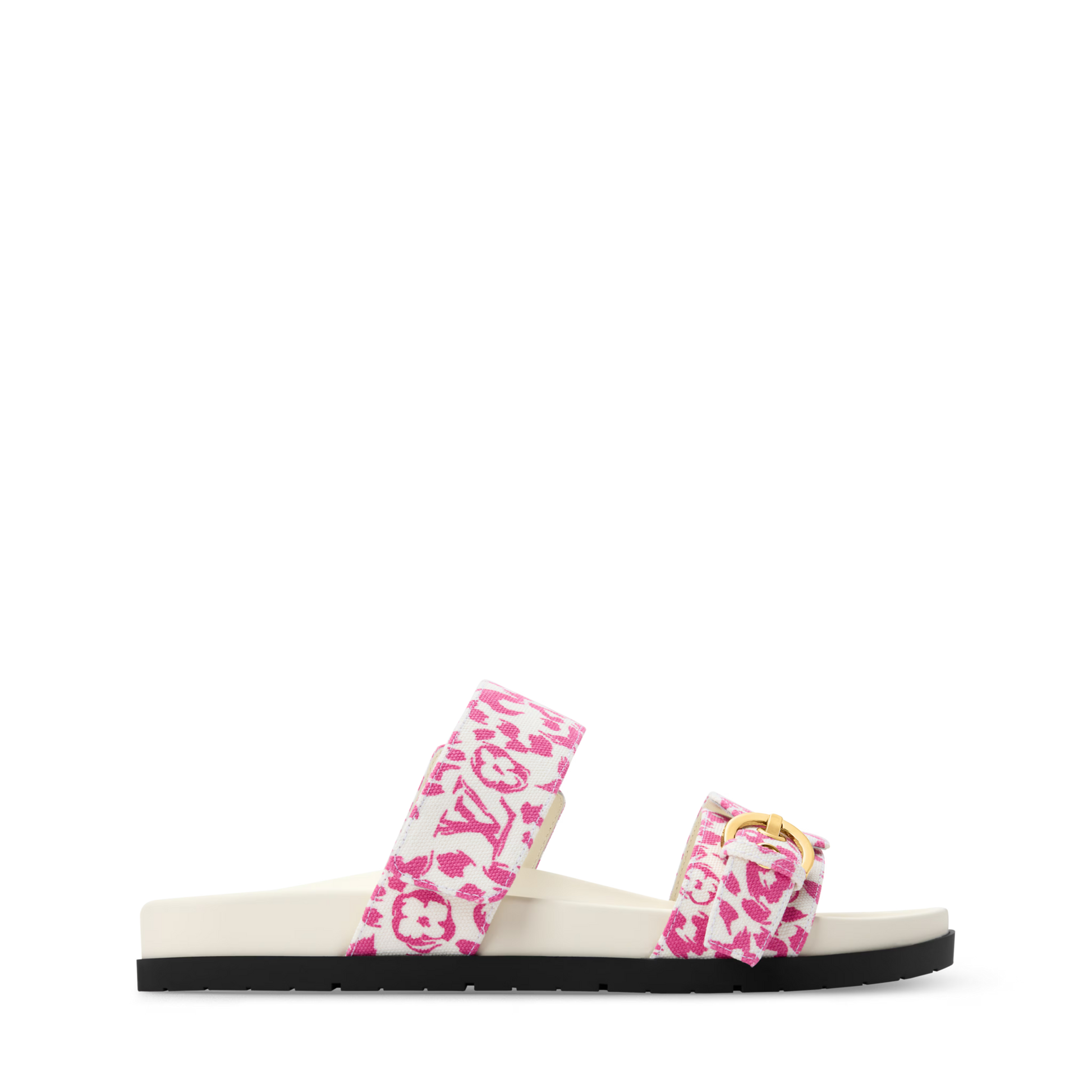 Women's Bom Dia Comfort Mule Monogram Leopard Canvas 1AJQPV