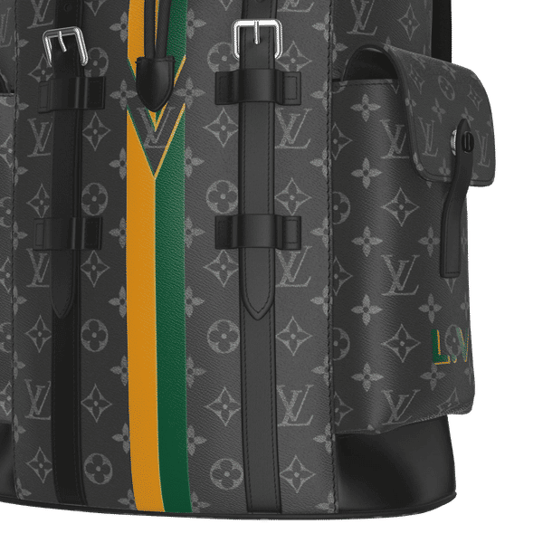 Men's Christopher MM Backpack Monogram Eclipse Canvas