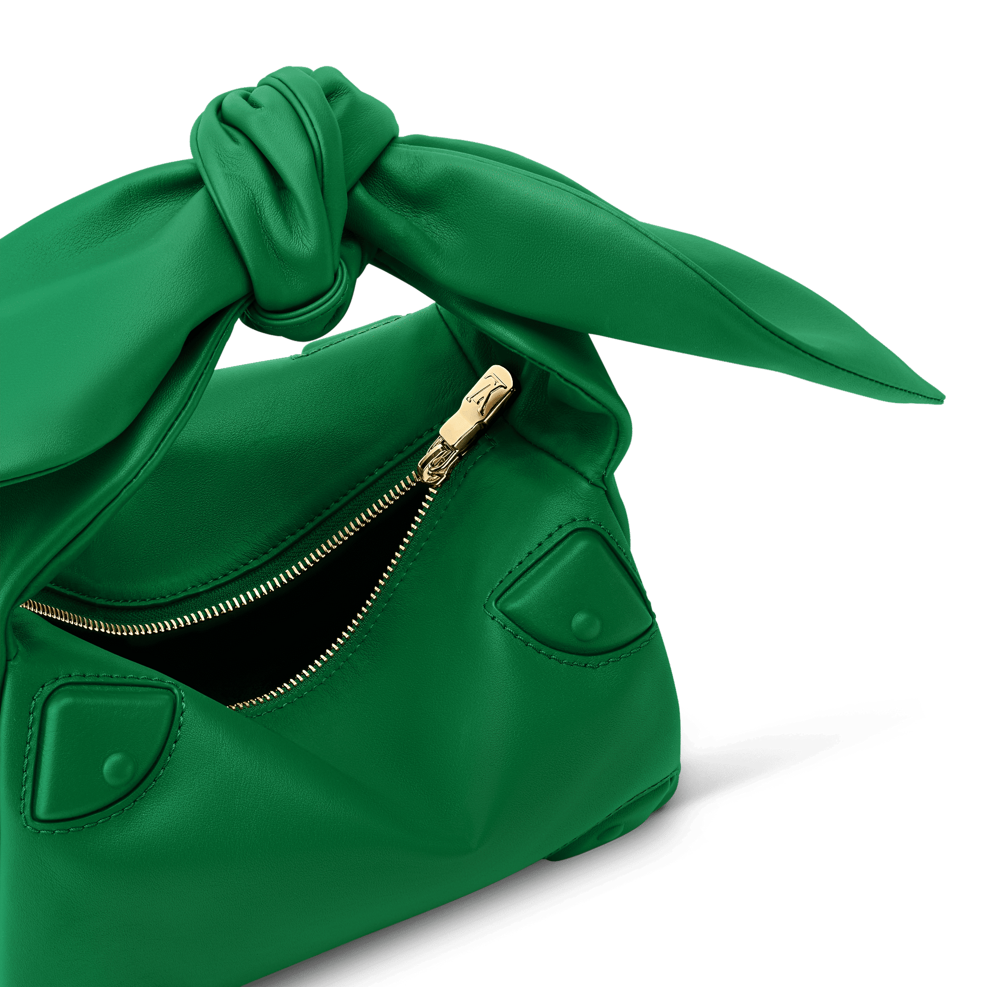 Women's Bundle Trunk Calfskin Gazon Green